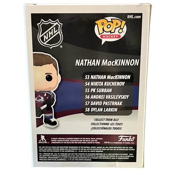 NWOT Funko Pop Hockey Avalanche Nathan MacKinnon Collectible Vinyl Figure - Picture 3 of 6